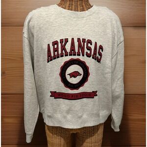 Arkansas Razorbacks Women's Sweatshirt, Brand: Chicka-d, Size Medium, New